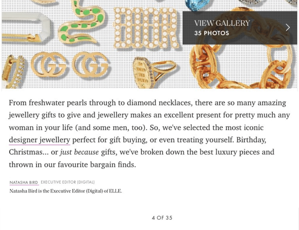 Ultimate Jewellery Gift Guide