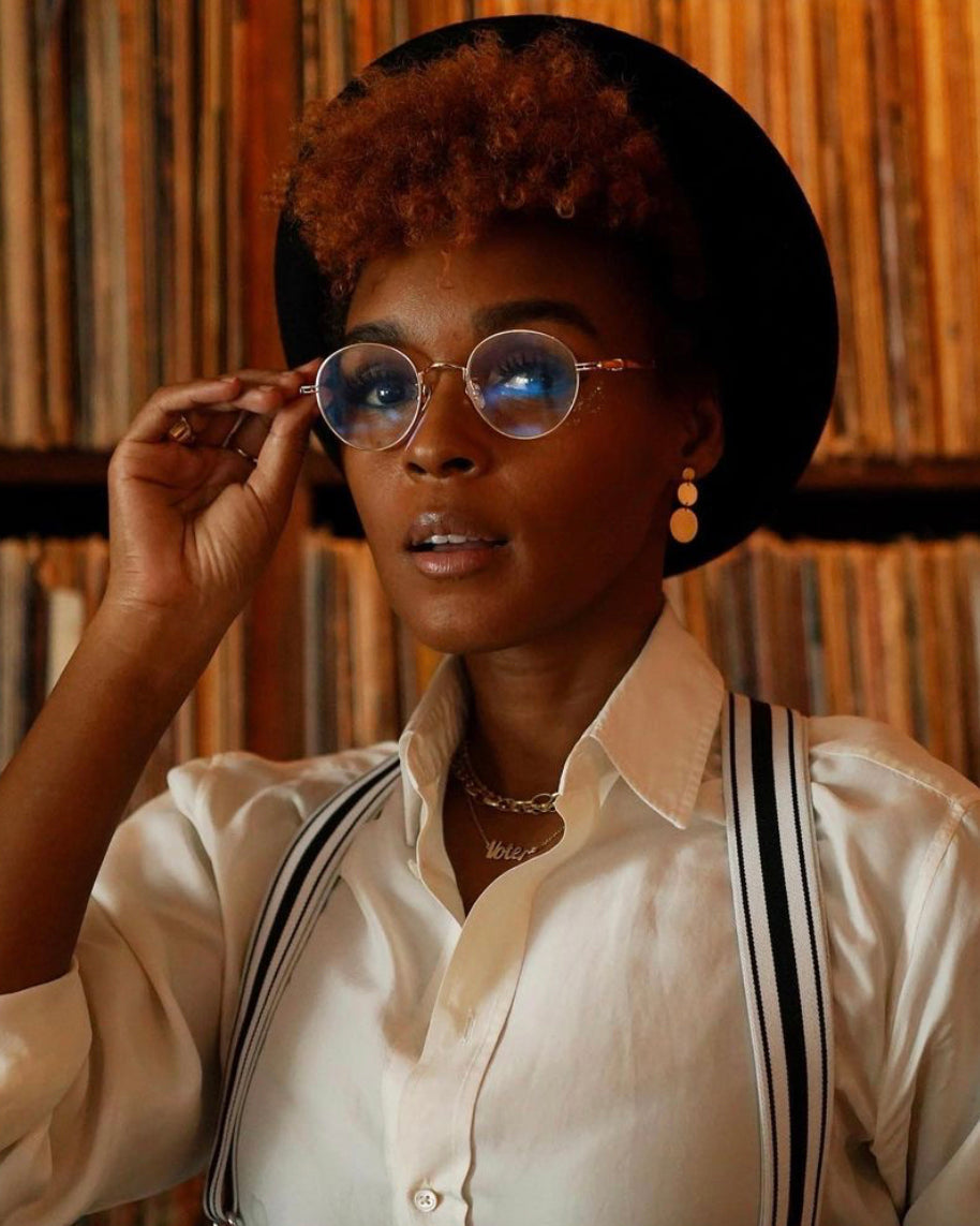 Janelle Monae - Cascading Solid Eclipse Earring