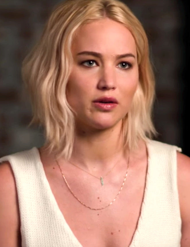 Jennifer Lawerence - Turquoise Long Horizon Necklace