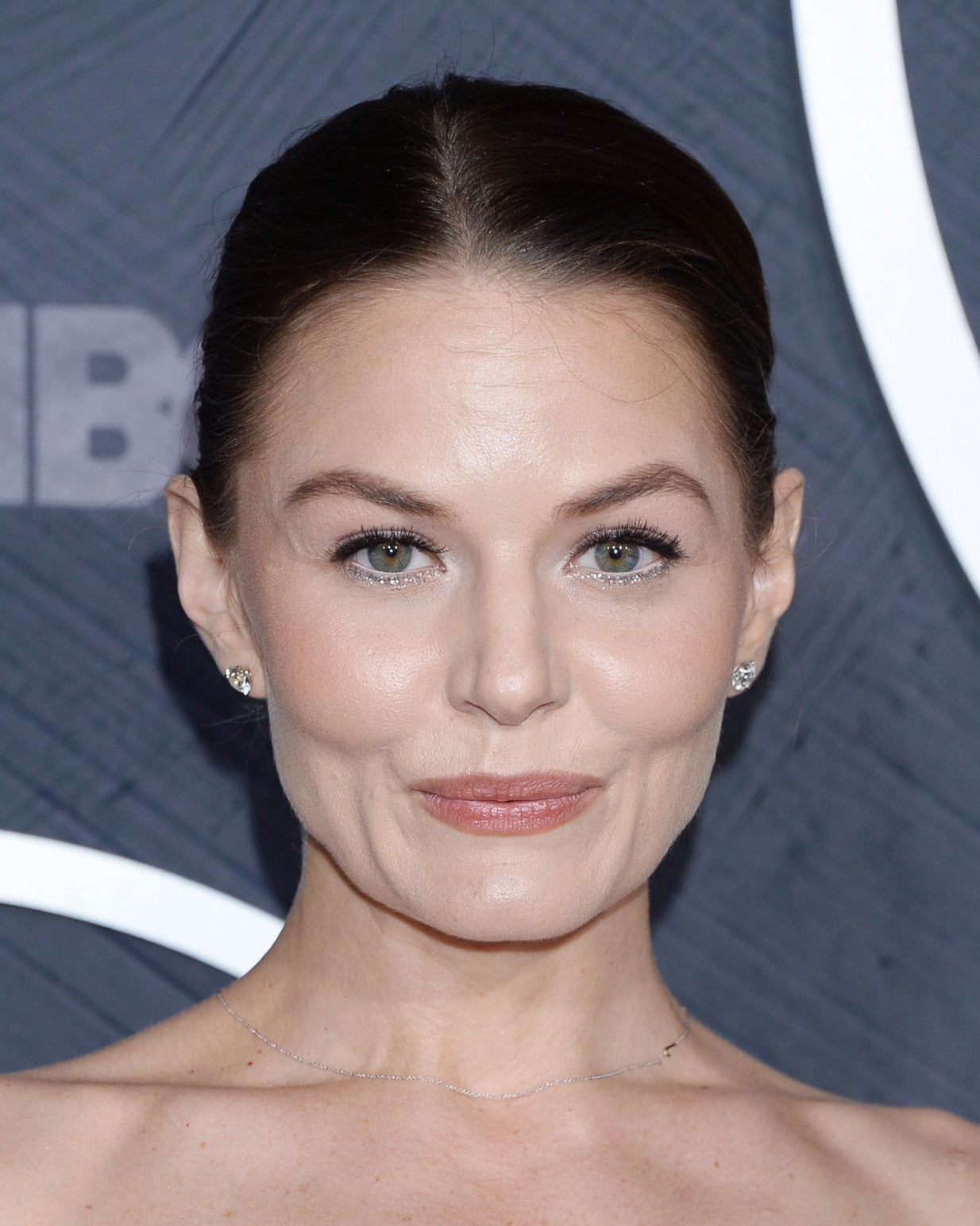 Jennifer Morrison - Asymmetrical Letter Necklace - J