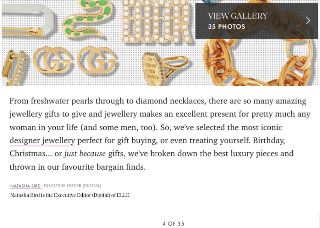 Ultimate Jewellery Gift Guide