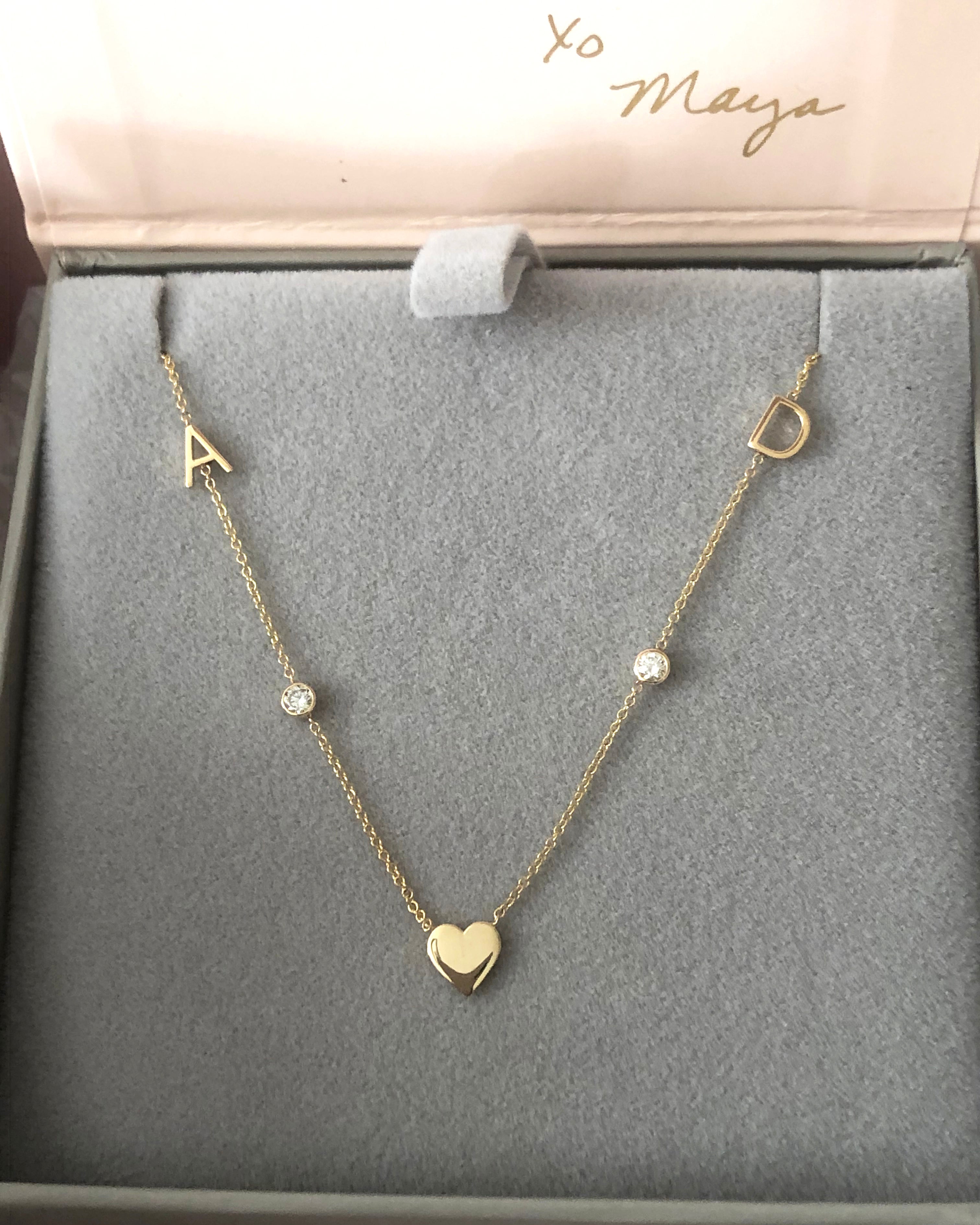 The Double Meaning behind A&D: Alexandra's Letter Necklace