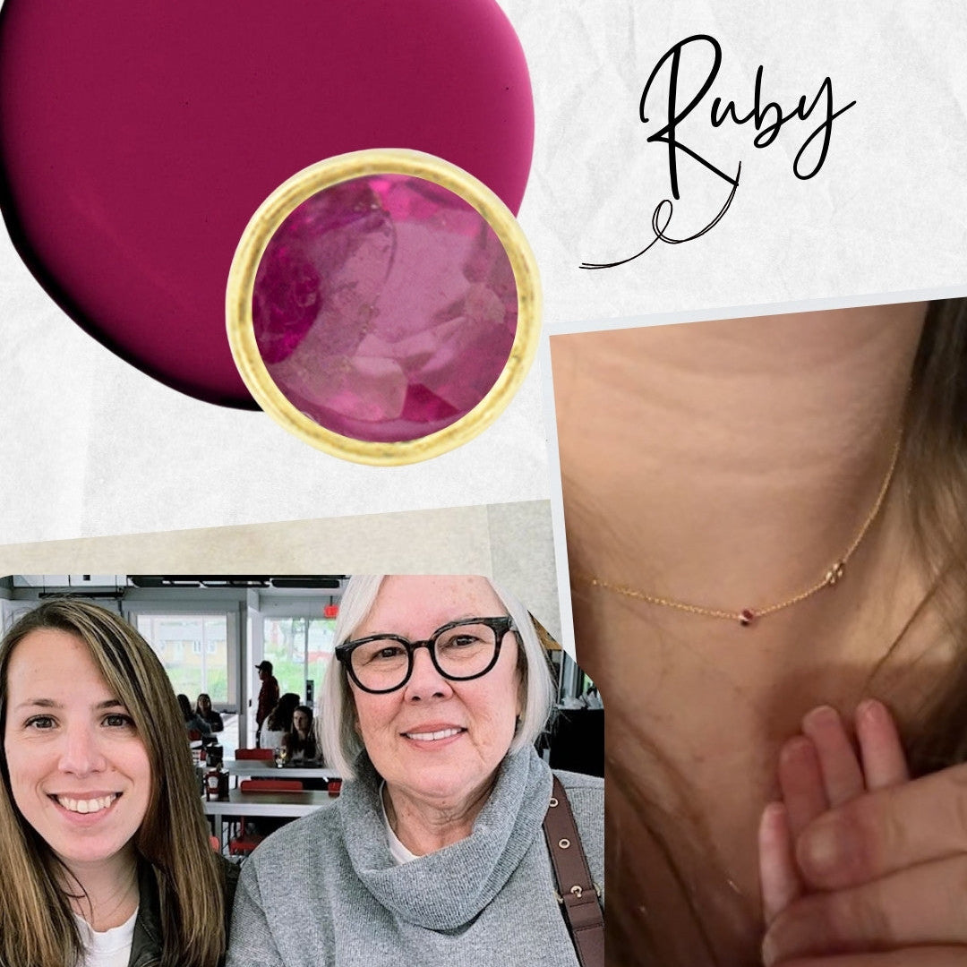 A Birthstone That Holds Two Generations; Ashley’s Necklace
