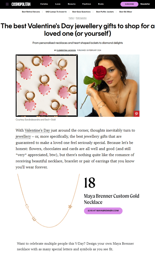 Cosmopolitan - MayaBrennerUK