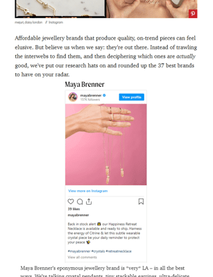 Cosmopolitan - MayaBrennerUK
