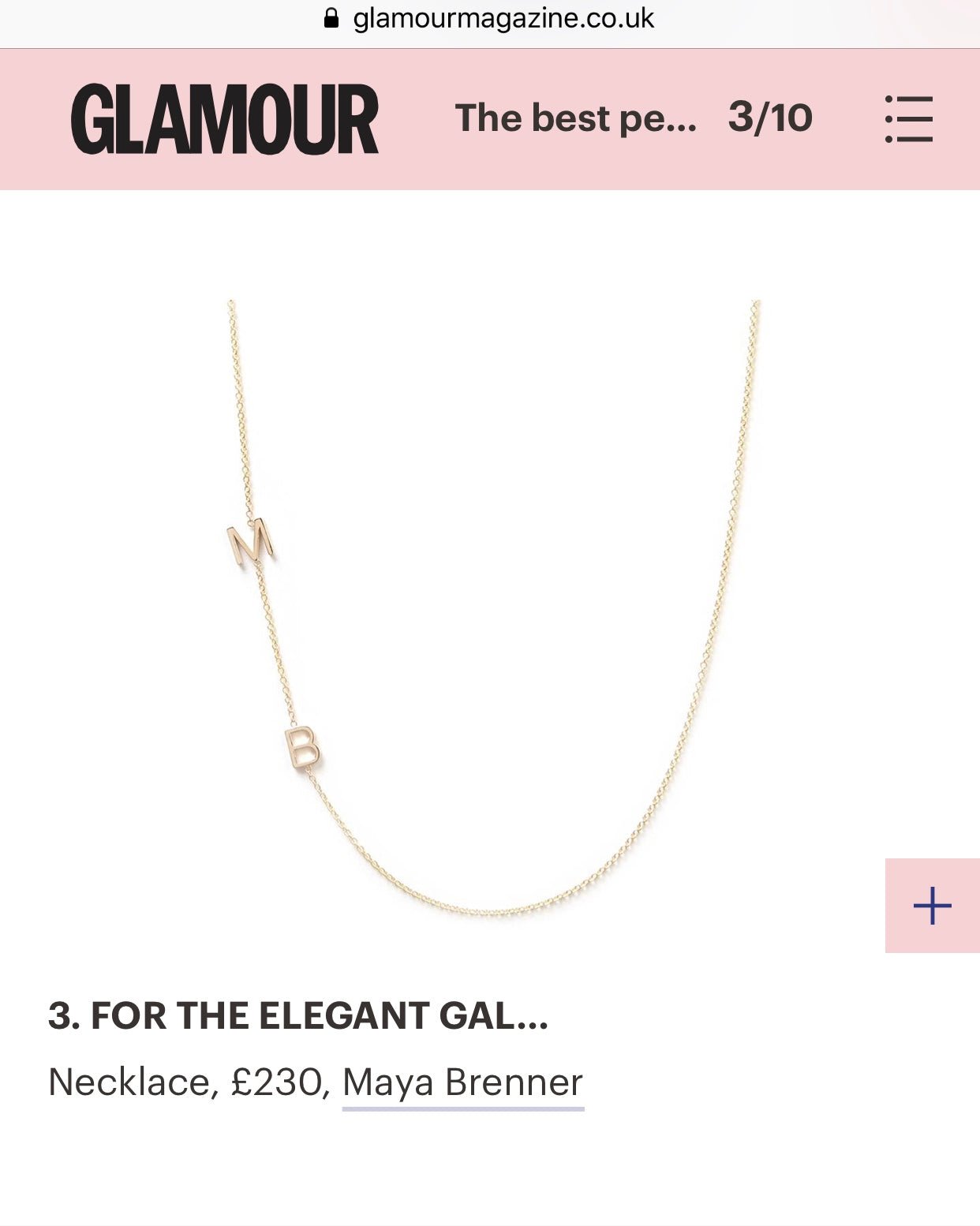 Glamour UK - MayaBrennerUK