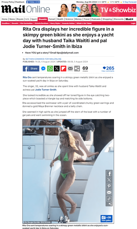 Mail Online - MayaBrennerUK