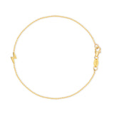 14k Lightning Bolt Bracelet