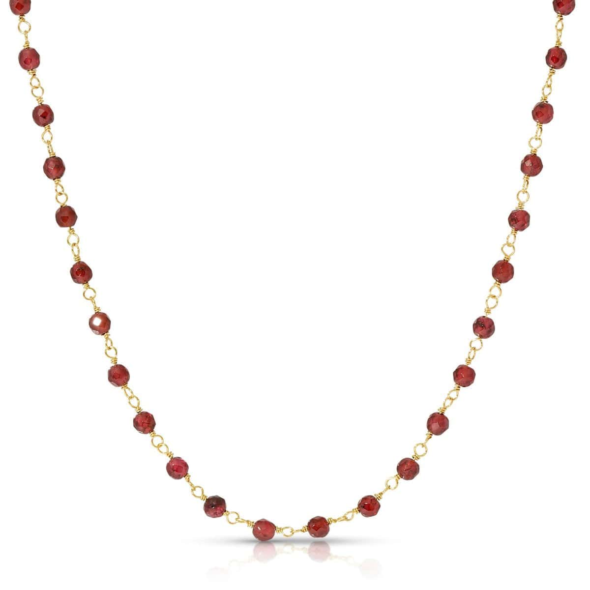 The Rose Bouquet Necklace on a white background. 