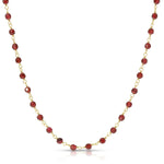 The Rose Bouquet Necklace on a white background. 