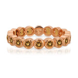 The Daisy Bouquet Ring in rose gold on a white background.