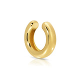 A Ready to Mingle Ear Cuff in gold vermeil on a white background. 