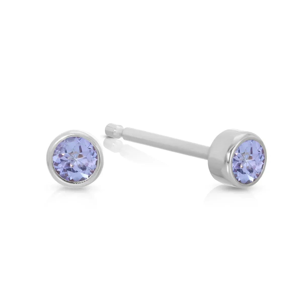 Birthstone Stud Tanzanite