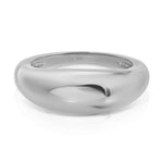 A Martini Ring in white gold on a white background. 