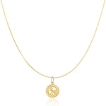 The Zodiac Necklace - Aries on a white background.