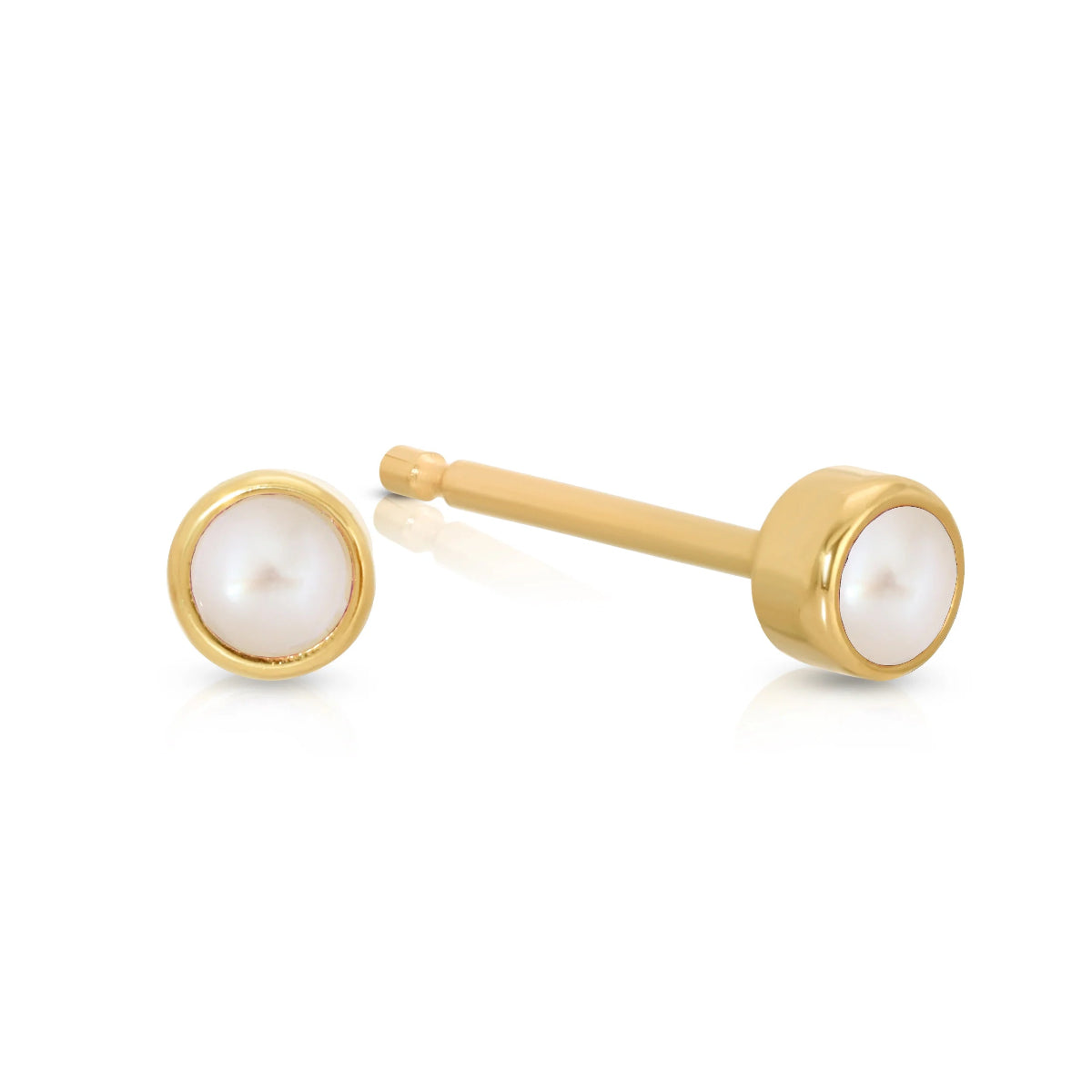 Birthstone Stud Pearl