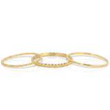 Delicate Trio Stacking Rings