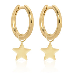 A Charmed I’m Sure Hoop / Star on a white background. 