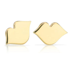 Lip Studs on a white background. 