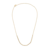 The Everyday Diamond Necklace on a white background. 