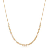 The Everyday Diamond Necklace on a white background. 