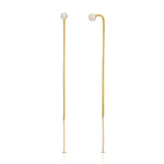 A pair of Pearl Drift Threaders on a white background. 