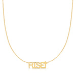 A RiseUp Necklace on a white background. 