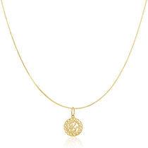 The Zodiac Necklace - Scorpio on a white background.