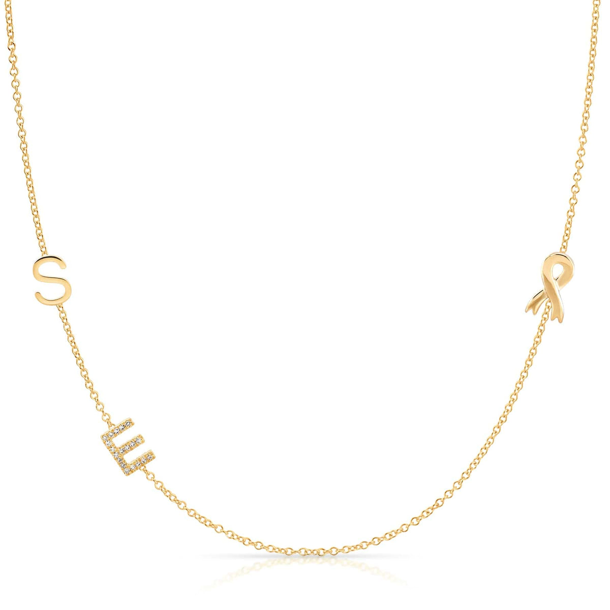 Custom Necklace 3 Letter