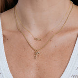 14K Rainbow Pendant Charm