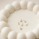 14K Diamond Lucky Star Charm