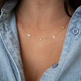 Custom Gold Necklace - 5 Letter