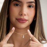 Pavé Letter Charm - MayaBrennerUK