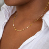 Confetti Necklace - Yellow