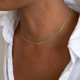 Confetti Necklace - Green