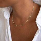 Confetti Necklace - Blue