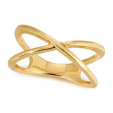 Criss-Cross Duo Ring