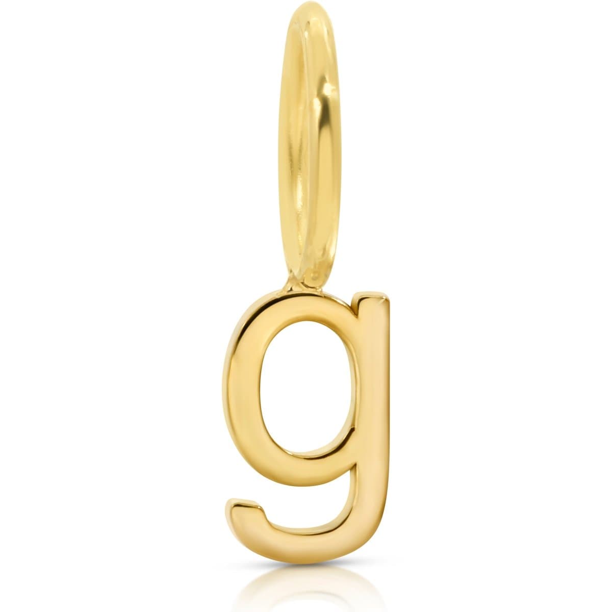 product image of gold letter g charm