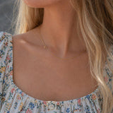 Double-Sided Diamond Initial K Necklace