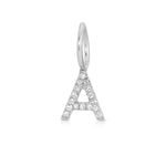 Pavé Letter Charm - MayaBrennerUK