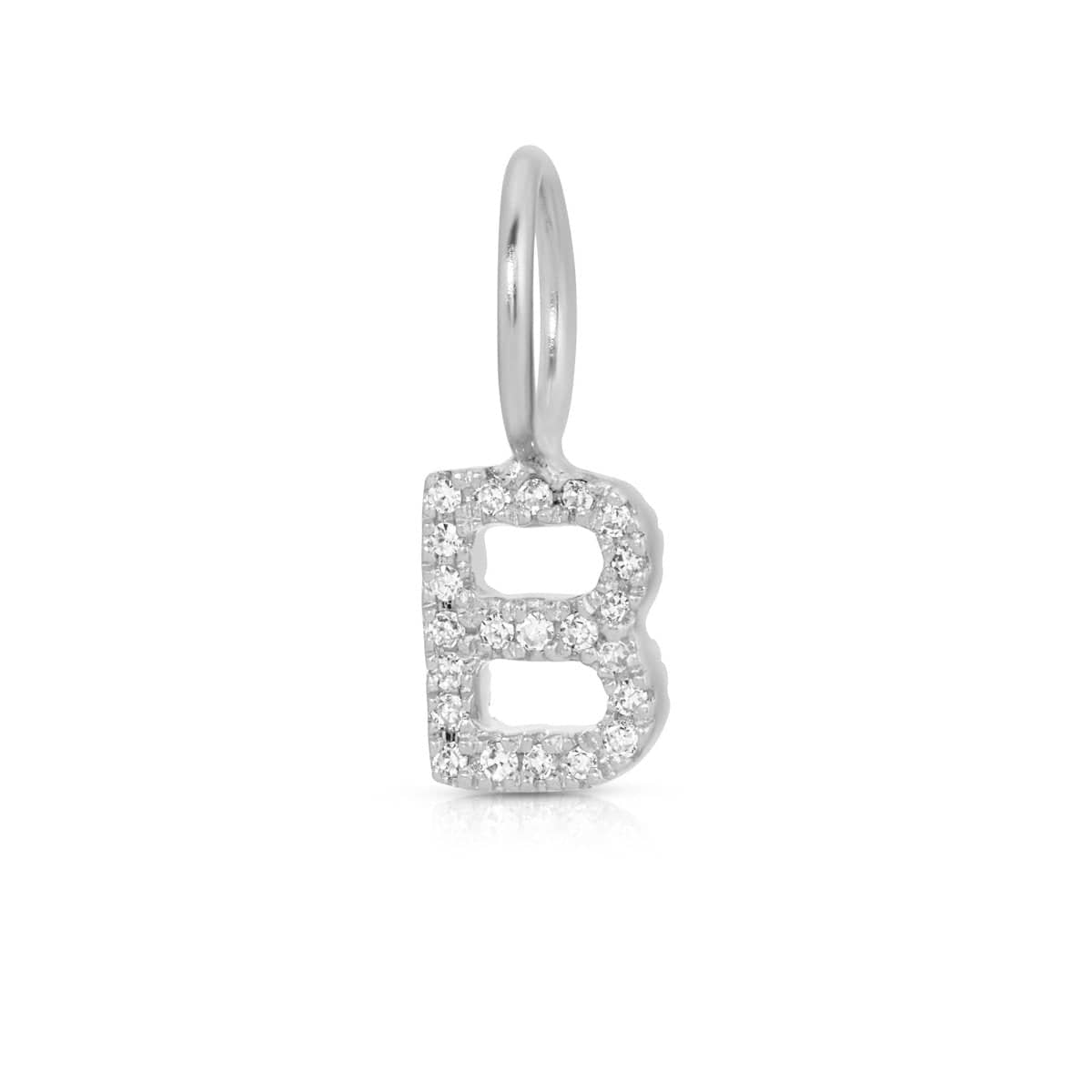 Pavé Letter Charm - MayaBrennerUK