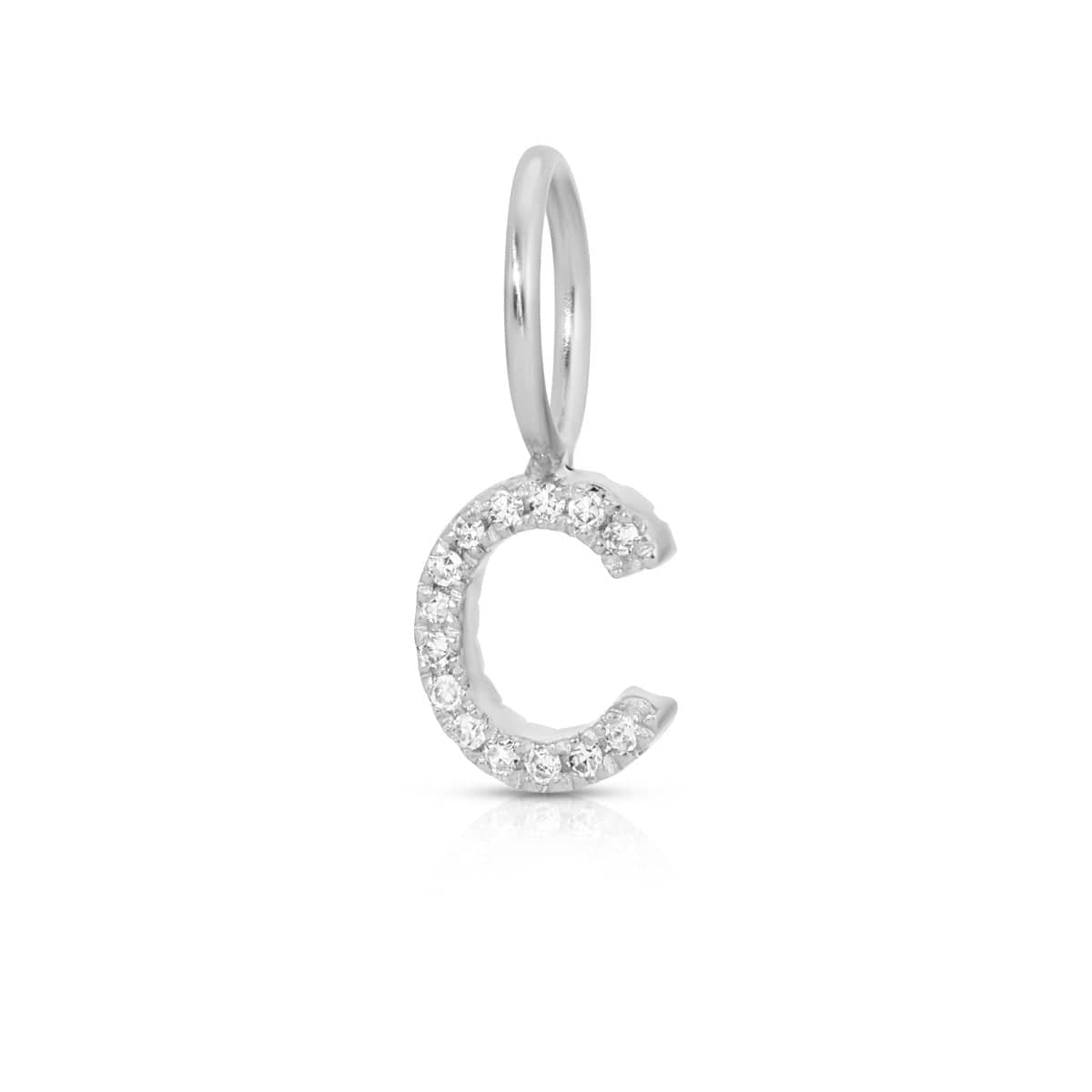 Pavé Letter Charm - MayaBrennerUK