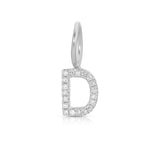 Pavé Letter Charm - MayaBrennerUK
