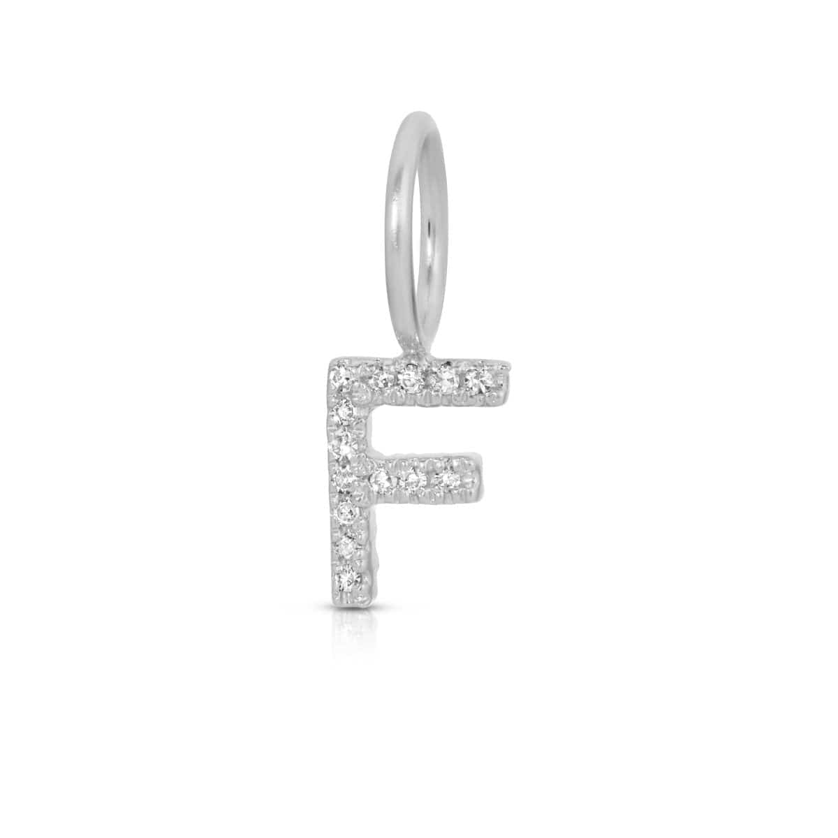 Pavé Letter Charm - MayaBrennerUK