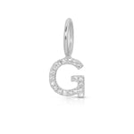Pavé Letter Charm - MayaBrennerUK