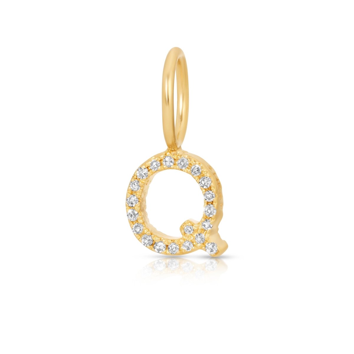 Pavé Letter Charm - MayaBrennerUK