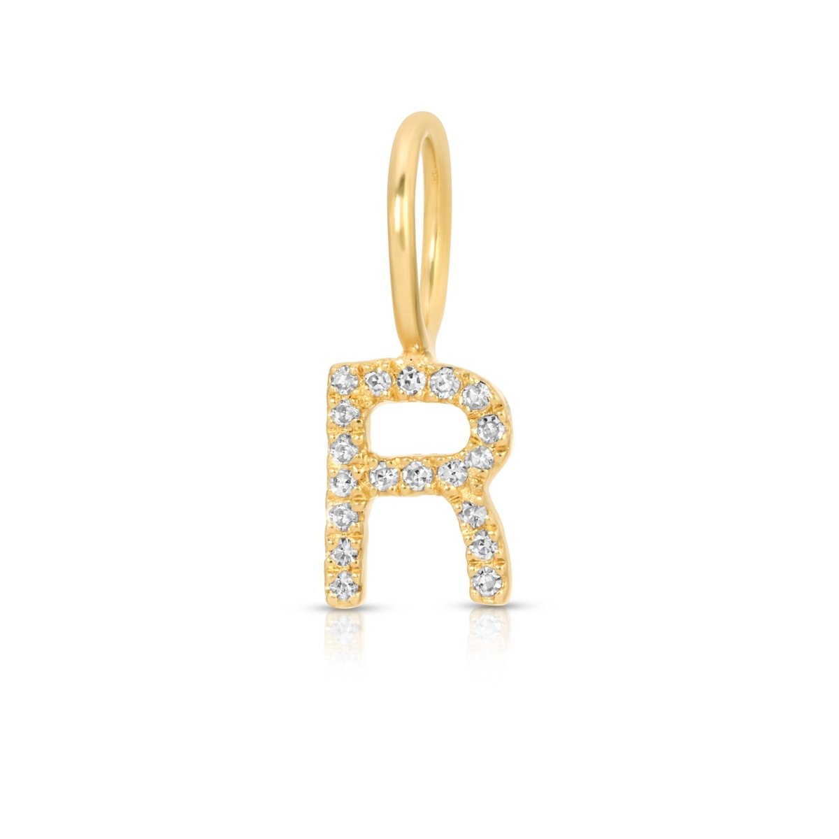 Pavé Letter Charm - MayaBrennerUK