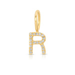 Pavé Letter Charm - MayaBrennerUK