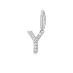 Pavé Letter Charm - MayaBrennerUK