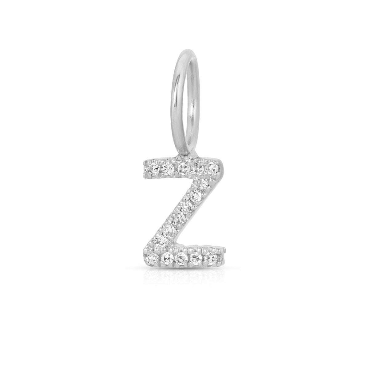 Pavé Letter Charm - MayaBrennerUK